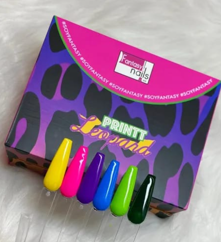 COLECCION PRINTT LEOPARD FANTASY NAILS